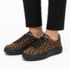 Teniși leopard din piele întoarsă naturală Marrakesh