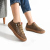 Pantofi sport maro din nubuc Gao pentru femei