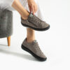 Pantofi sport gri din nubuc Gao