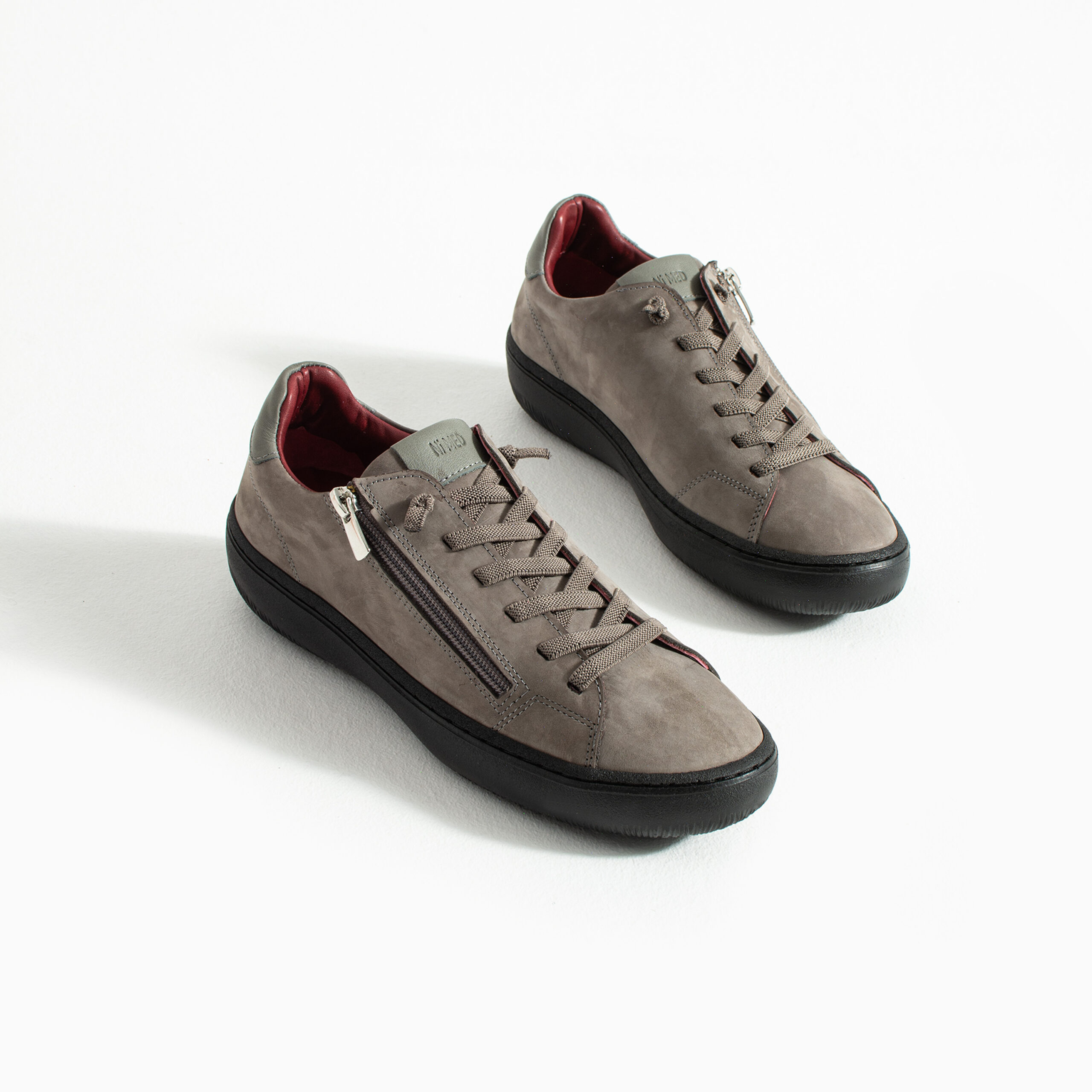 Pantofi sport gri din nubuc Gao Pantofi sport gri din nubuc Gao