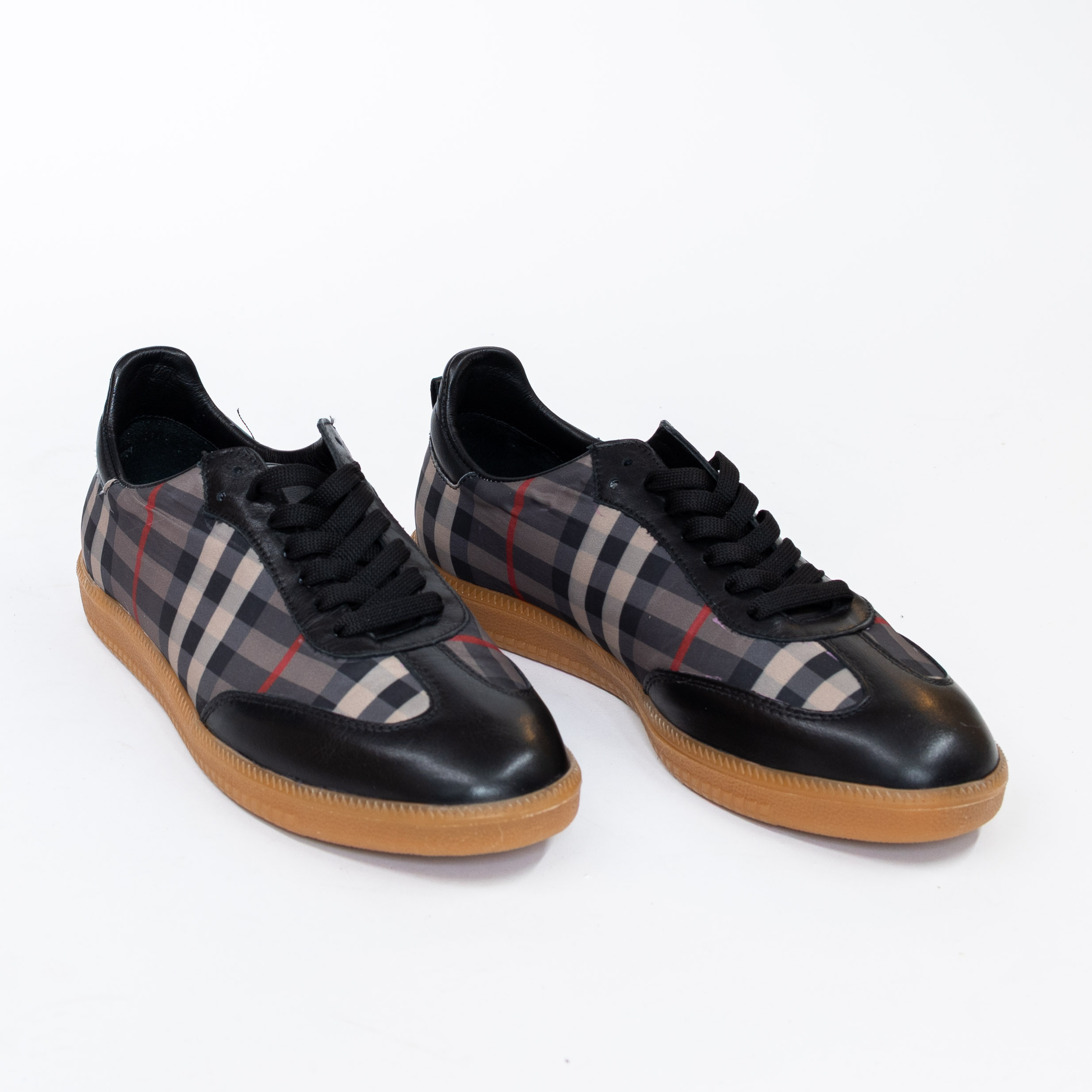 Pantofi sport dama din piele naturală, cu model în carouri, Julia Pantofi sport dama din piele naturală, cu model în carouri, Julia