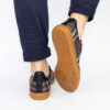 Pantofi sport dama din piele naturală, cu model în carouri, Julia