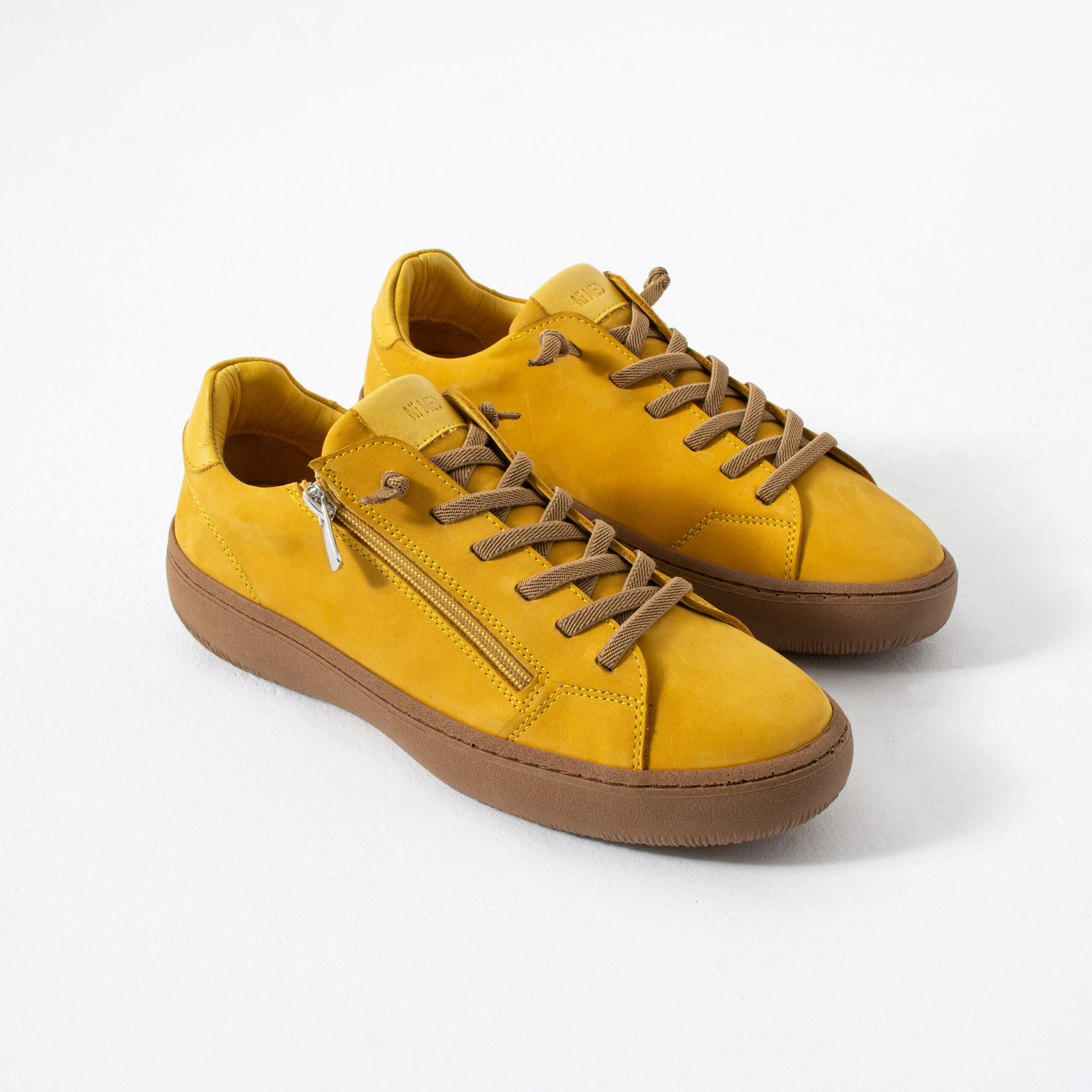 Pantofi sport damă din nubuc galben Gao Pantofi sport damă din nubuc galben Gao