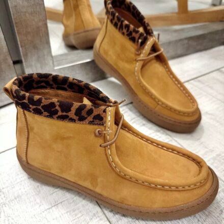 Pantofi damă tip Clarks Omaya, maro, din nubuc natural, cu talpă din cauciuc
