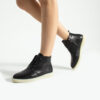 Pantofi clarks negri din piele naturală cu șireturi Anika