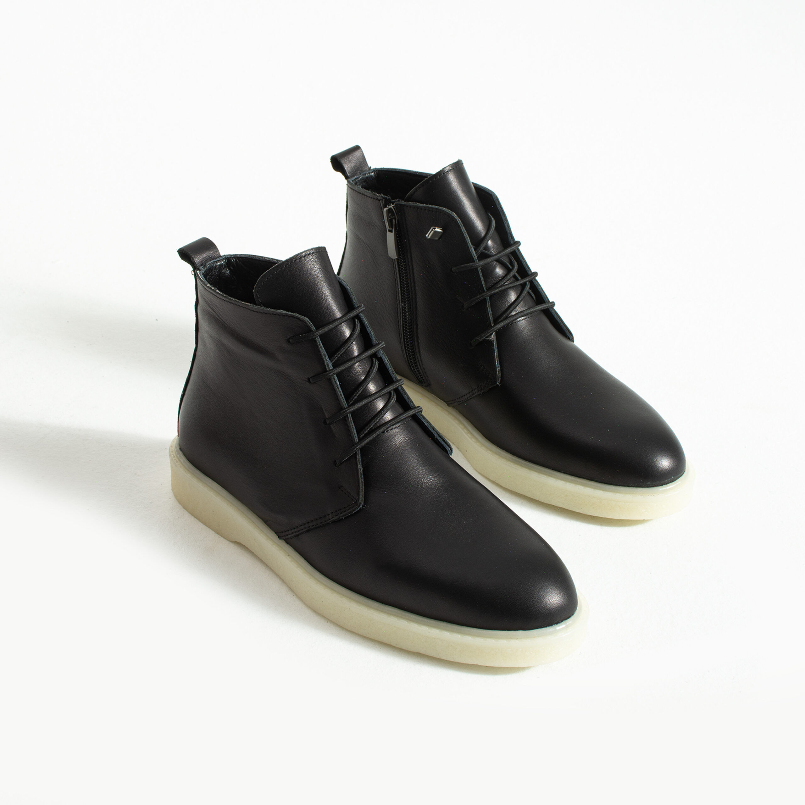 Pantofi clarks negri din piele naturală cu șireturi Anika Pantofi clarks negri din piele naturală cu șireturi Anika