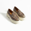 Mocasini leopard din piele naturală Amaya