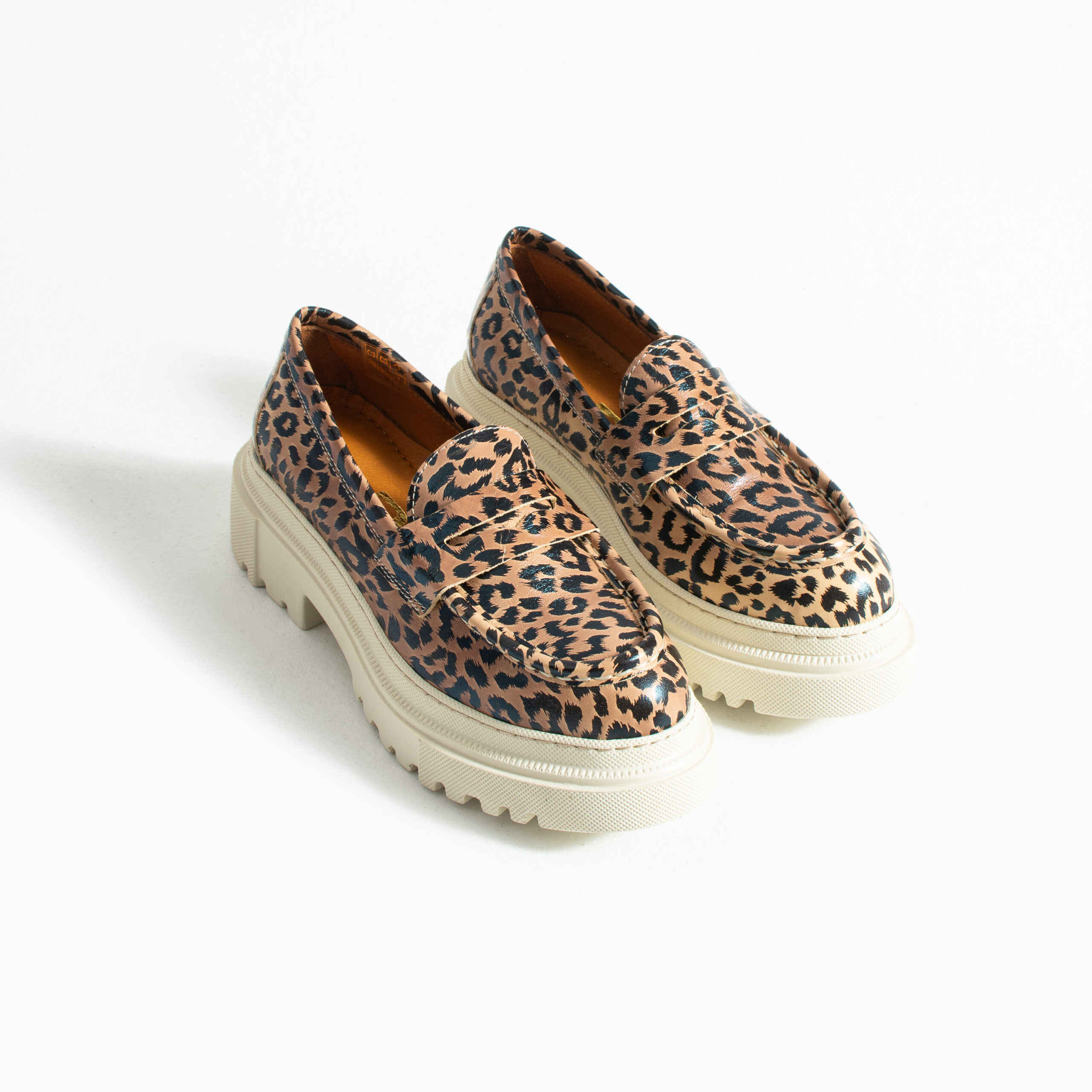 Mocasini leopard din piele naturală Amaya Mocasini leopard din piele naturală Amaya