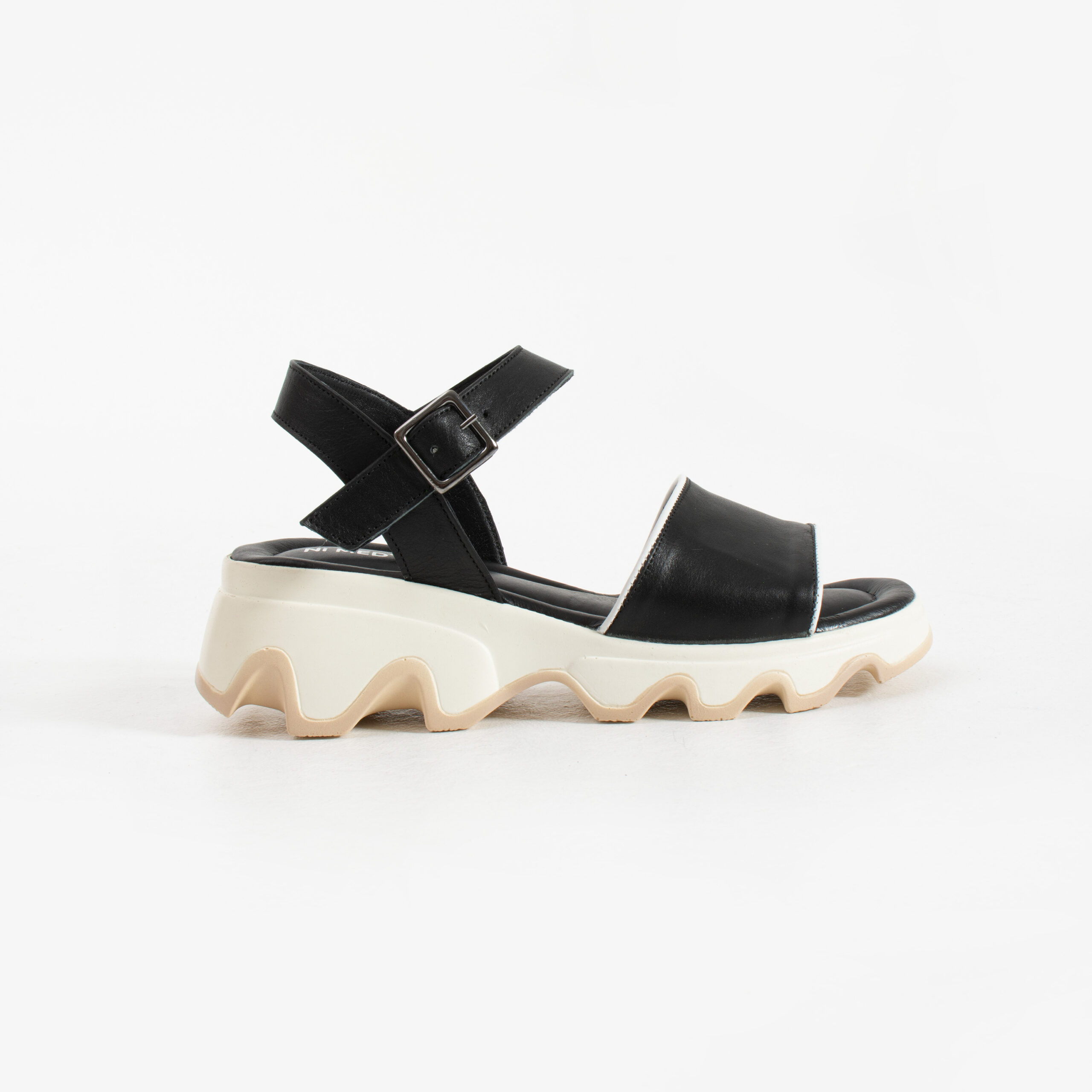 Sandale casual negre din piele naturală pentru femei Sianna Sandale casual negre din piele naturală pentru femei Sianna
