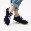Pantofi sport bleumarin din piele întoarsă naturală Halima