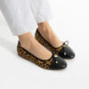 Balerini leopard din piele naturală Misha