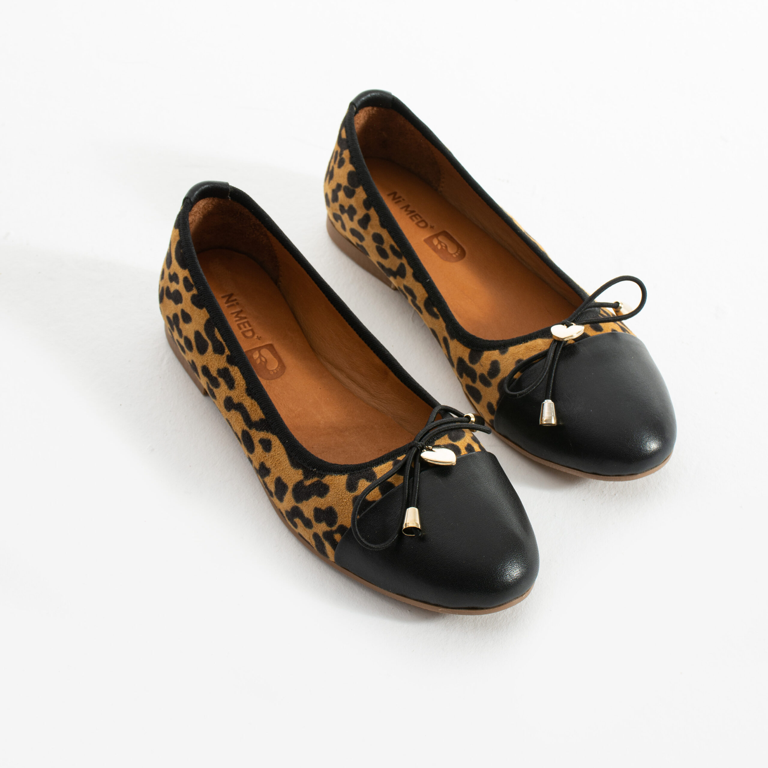 Balerini leopard din piele naturală Misha Balerini leopard din piele naturală Misha