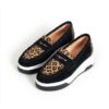 Pantofi damă leopard din piele naturală Malika