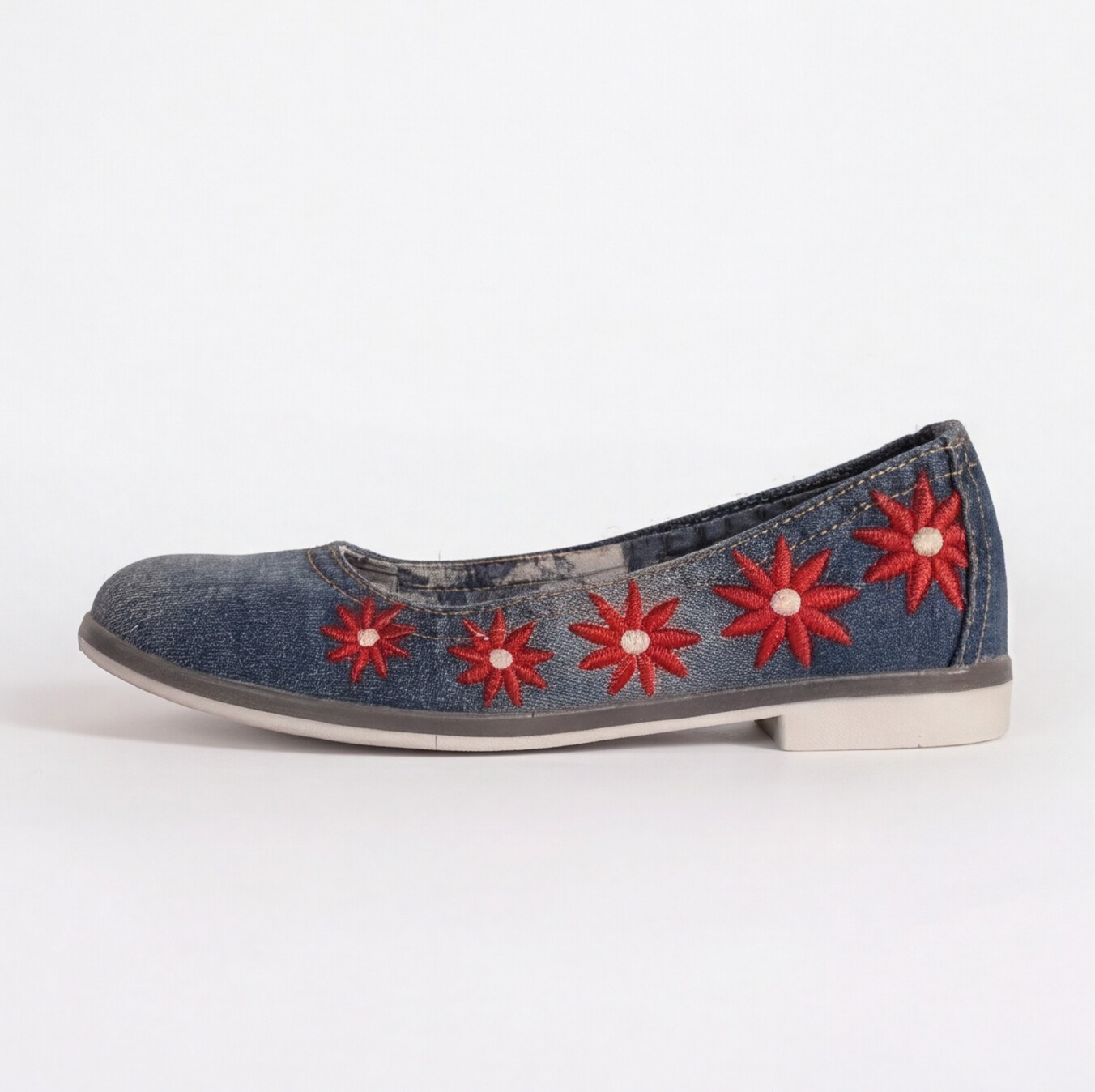 Balerini casual din denim pentru femei Dara Balerini casual din denim pentru femei Dara