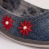 Balerini casual din denim pentru femei Dara