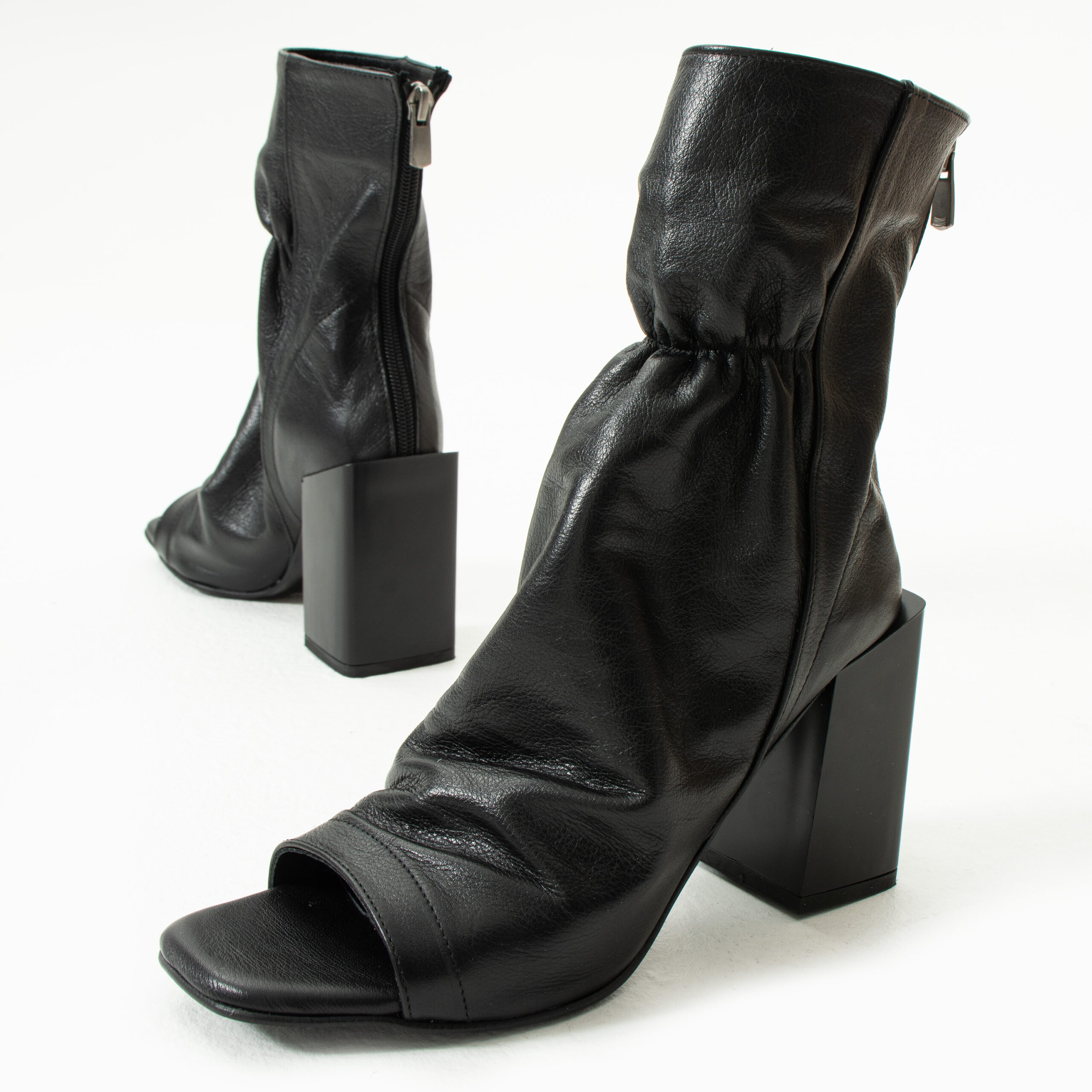 Botine de vară damă din piele naturală Zoya Botine de vară damă din piele naturală Zoya