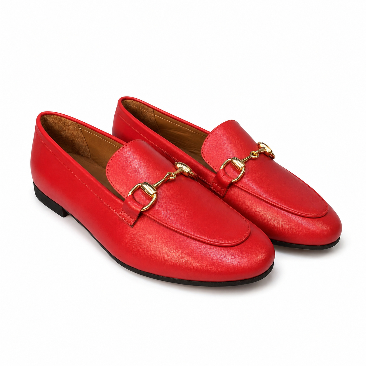 Pantofi roșii din piele naturală Bristol Pantofi roșii din piele naturală Bristol