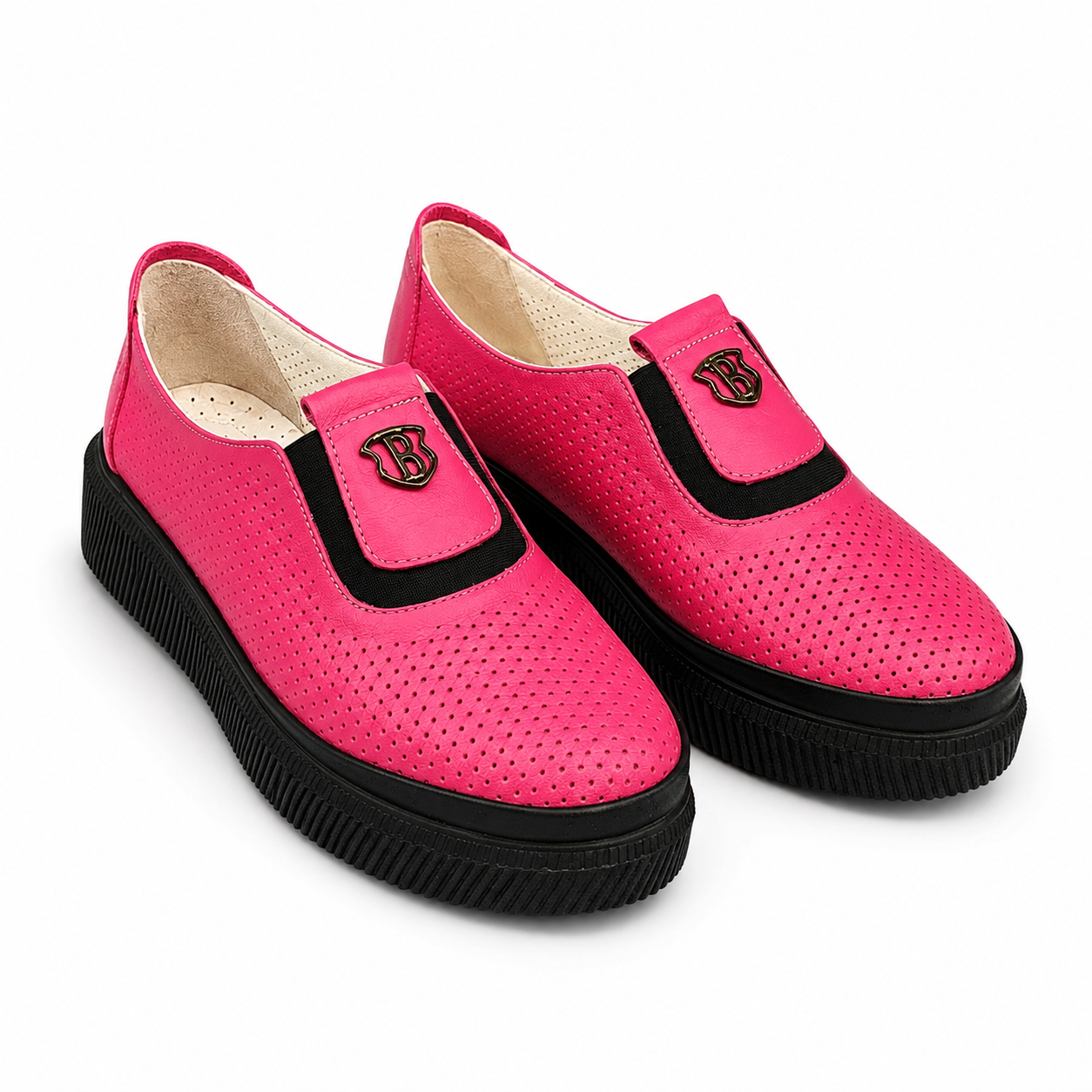 Pantofi damă ciclamen din piele naturală Sedona Pantofi damă ciclamen din piele naturală Sedona