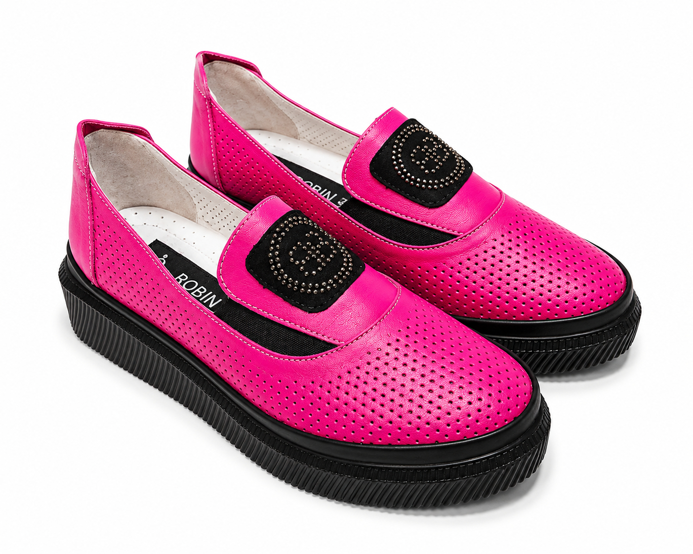 Pantofi de dama din piele naturala ciclamen Odessa Pantofi de dama din piele naturala ciclamen Odessa