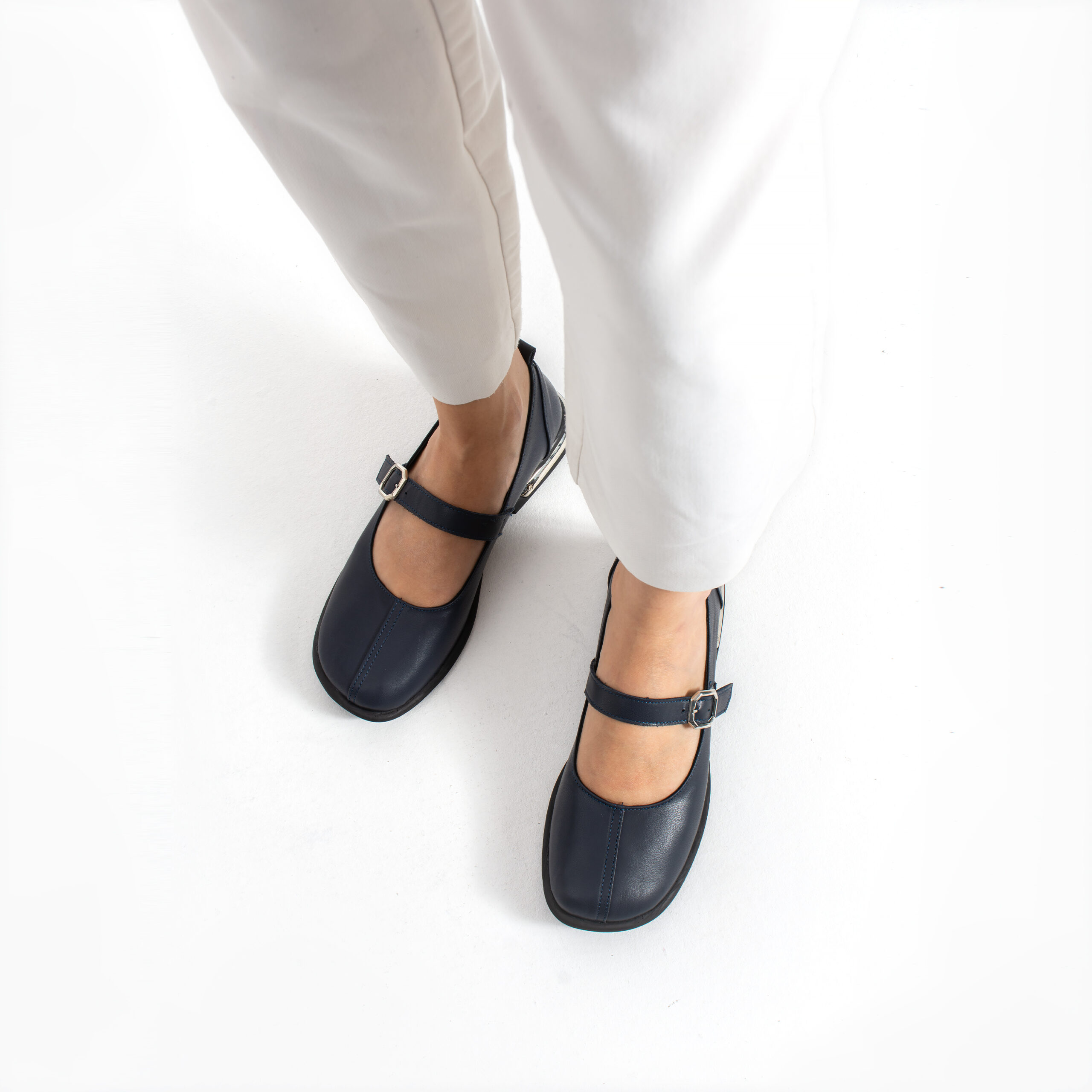 Pantofi damă bleumarin din piele naturală Sofia Pantofi damă bleumarin din piele naturală Sofia