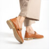 Pantofi casual pentru femei, maro deschis, din piele naturală – Sofia