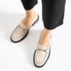 Loafers damă bej din piele naturală April