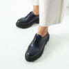 Mocasini Oxford negri din piele naturală Mia