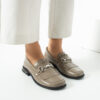 Loafers damă din piele naturală lăcuită, vizoniu Taomina