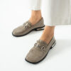 Loafers damă din piele naturală lăcuită, vizoniu Taomina