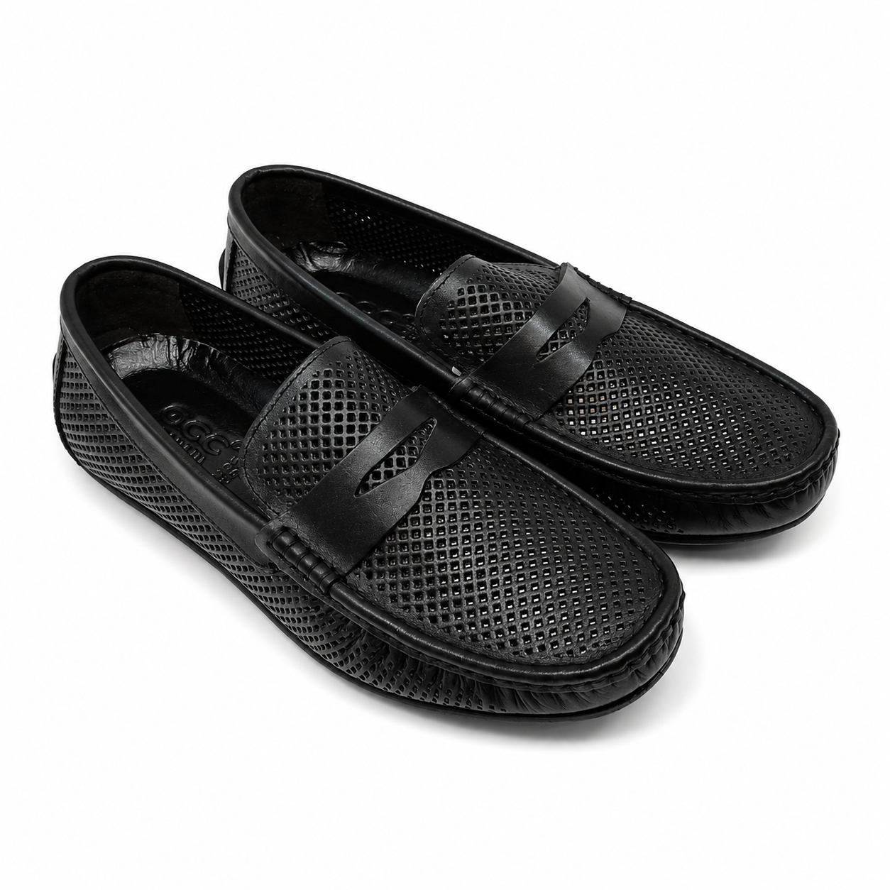 Mocasini bărbătești negri din piele naturală Hannover Mocasini bărbătești negri din piele naturală Hannover