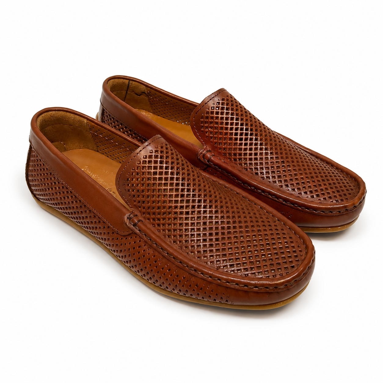 Mocasini maro pentru bărbați din piele naturală Rostock Mocasini maro pentru bărbați din piele naturală Rostock
