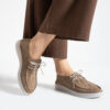 Pantofi casual maro dama din piele intoarsa naturala Eda